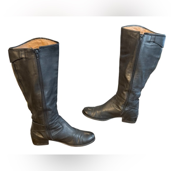 Corso Como Sussex Black Over the Knee Boots Smooth Leather Women’s Size 8 - Picture 5 of 9